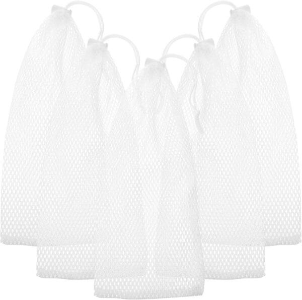 YARNOW 5 bolsas de malla para comida para pájaros, comedero colgante para pájaros, red de alimentación de malla para pájaros, bolsa de alimentación para pájaros, calcetines para comederos de pájaros,