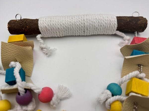 Juguetes para Pajaros, Juguetes para Columpios de Pájaros,Juguetes para Pájaros Colorful Columpio para Loros Accesorios Jaula Pajaros Bite Toy,Columpios para Pájaros Loros Hamacas para Pájaros - Image 9
