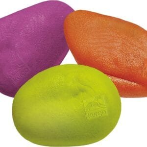 Kurgo Skipping Stones Juguete para Perros para Lanzar y Buscar, Juguete de Agua para Perros, Piedras Saltarinas para Lanzar al Agua, Entrenamiento Perros, Lote de 3 Piezas