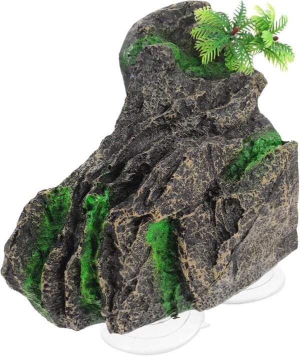 Yardwe 3 Piezas Casa Escondite Plataforma Decorativa para Tomar El Sol Hábitat De Tortuga Decoración De Pecera Suelo De Reptil Accesorios De Peces para Tanque Rampa para Tortugas Resina - Image 6