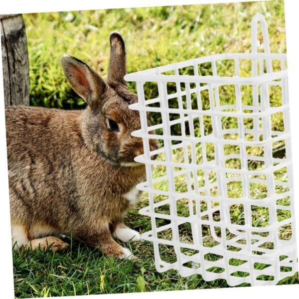 Happyyami Estante De Heno De Conejo Comedero para Conejitos Conejo Alimentador Comederos para Conejos Suministro De Conejo Suministros para Hámster Titular Hierro Forjado - Image 6