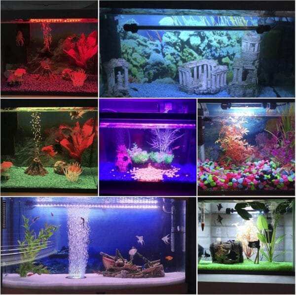 NICREW Luz Sumergible con Remoto Control y LED de Espectro Completo para Acuario, Luz Plantado Subacuática para Tanque con Pez, Lámpara Impermeable para Acuario, 4,5W - Image 5