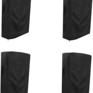 Yardwe 4 Piezas Jaula De Pájaros Protector De Jaula Cubierta De Jaula De Loro Cubiertas De Jaulas De Pájaros Accesorios para Jaulas De Pájaros Red para Jaula De Loros Poliéster Black
