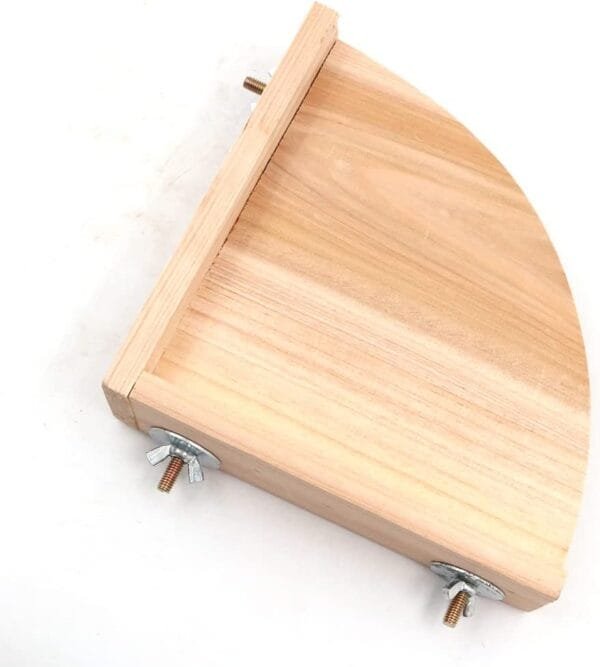 Shiwaki Bird Platform Perch Stand, trampolín de Madera Natural, Bird Paw Grinding Stand para Pet Loro Hamster Jaula triángulo Accesorios Stand Ejercicio - Image 7