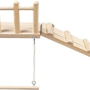 Eladcncmc Jaula para pájaros, percha, soporte para plataforma de esquina, parque de pájaros, accesorios para jaula para pequeños hámsters de mascotas, tórtolas, cacatúas