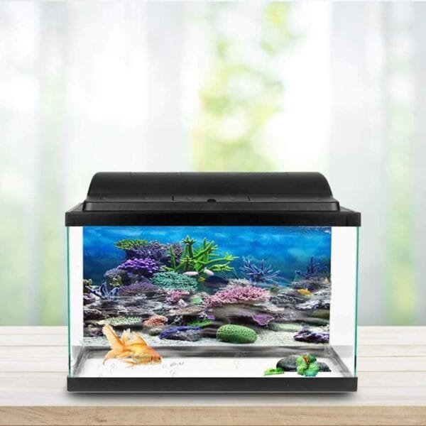 Mumusuki Cartel de Acuario Submarino Coral Marino Tanque de Peces Cartel de Fondo Espesar PVC Adhesivo Estático Adhesivo Telón de Fondo Papel Decorativo Adhesivos Adhesivos(76 * 30cm) - Image 6