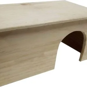 Dehner Casa para roedores Tantor, aprox. 39 x 23 x 20 cm, madera de pino, natural