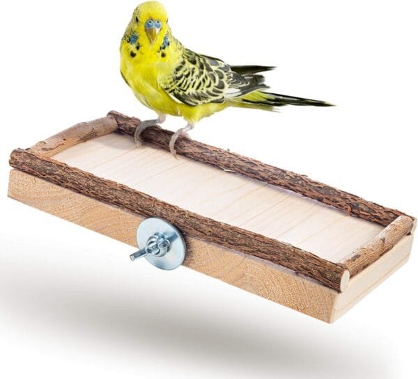 Plataforma para pájaros, accesorio ideal para jaula de pájaros